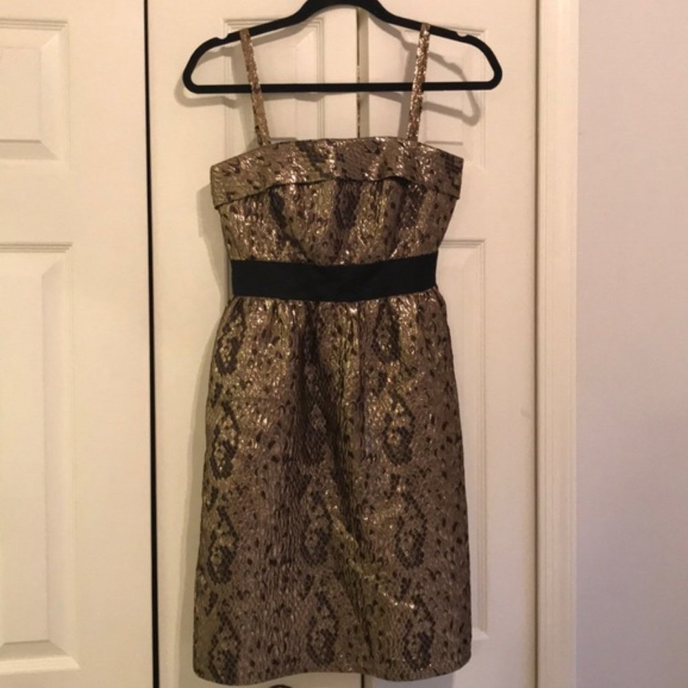 Gianni Bini Snakeskin Cocktail Dress